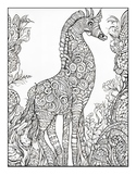 Set of Zentangle Coloring Pages - 15