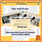 Applied Science Interactive Puzzles & Quiz Bundle 10-12th Graders