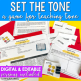 Set the Tone: A Game for Teaching Tone - DIGITAL AND PRINT