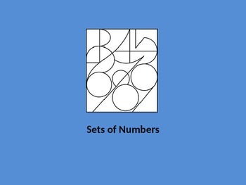 Preview of Sets of Numbers Powerpoint
