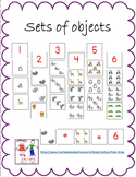 Sets of objects:  Matching set to Number
