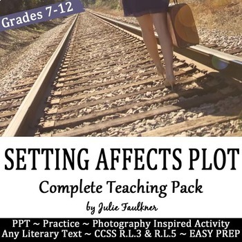 Preview of Setting Affects Plot & Conflict Lesson, Complete Teaching Unit