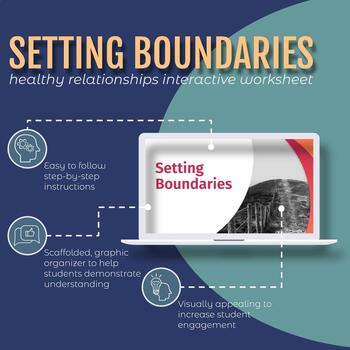 Preview of Setting Boundaries: Healthy Relationships Interactive Notebook