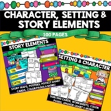 Character and Setting Worksheets Posters Kindergarten First Grade