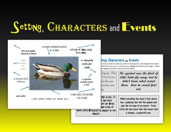 Preview of Setting, Characters and Events - Narrative Writing