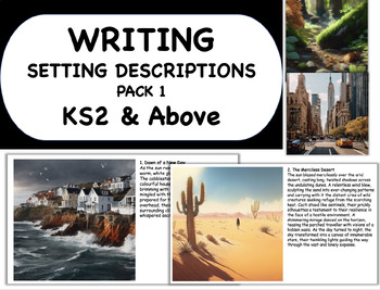 Preview of Setting Descriptions Presentation Pack 1 (KS2 and KS3)