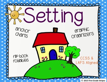 Setting Graphic Organizers Anchor Charts Flip Book 