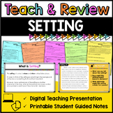 Setting Teaching Slides and Printable Guided Notes