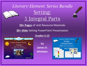 Preview of Setting Unit Resource and Companion PowerPoint Bundle Common Core