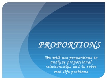 Preview of Setting Up and Solving Proportions PowerPoint PLUS Guided Student Notes