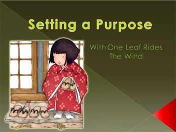 Preview of Setting a Purpose  Bundle (Lesson Plan & Presentation)