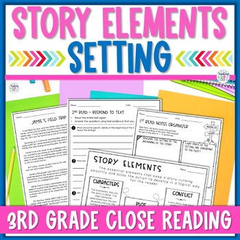 Setting of a Story | Story Setting Reading Comprehension Passage | 3rd ...