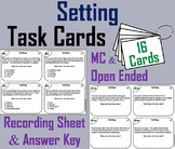 Setting of a Story Task Cards: Making Inferences Activity 