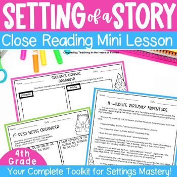 Setting of the Story | Story Setting Reading Comprehension Passage ...