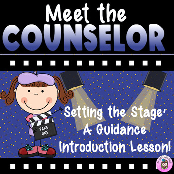 Preview of Meet the School Counselor Lesson Back to School Guidance Counseling Introduction