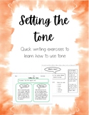 Setting the Tone Writing Exercises