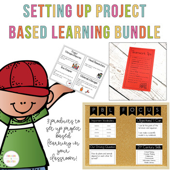 Preview of Setting up Project Based Learning Bundle