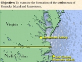 Settlement of Roanoke Island and Jamestown PowerPoint Pres