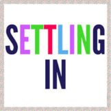 Settling in Reports - Beginning of Year