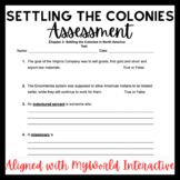 Settling the Colonies Test MyWorld Interactive Chapter 3