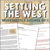 Settling the West Gilded Age Reading Worksheets and Answer Keys