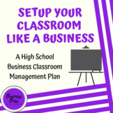 Setup Your Class Like A Business - High School Classroom Management Plan