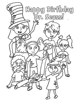 Read Across America Coloring Page Coloring Pages