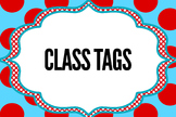 Seuss Inspired Classroom Decor or Tags
