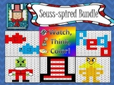 Seuss-spired Bundle Watch, Think, Color Games