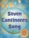 Seven - 7 - Continents Song with Color and Black & White W