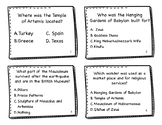 Seven Ancient Wonders of the World Task Cards