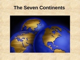 Seven Continents Powerpoint Presentation w/ Quiz