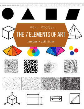 Preview of Seven Elements of Art: 55 pages of lessons and activities!