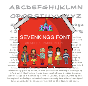 Preview of Seven Kings Font - Cute hand draw fonts