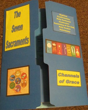Preview of Seven Sacraments Catholic Lapbook