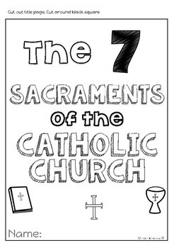 Preview of Seven Sacraments Flip Book