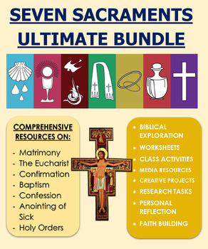 Preview of Seven Sacraments of the Catholic Church — Ultimate Resource Bundle