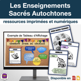 Seven Sacred Teachings Poster Set (en français) | PDF & Digital