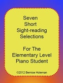 Seven Short Sight-reading Selections For The Elementary Pi
