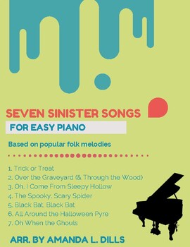 Preview of Seven Sinister Songs for Easy Piano