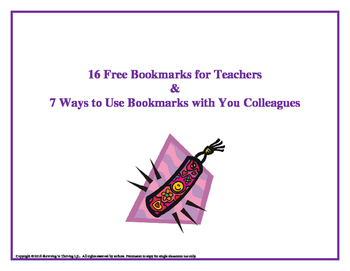 Free Bookmarks with Quotes for Teachers