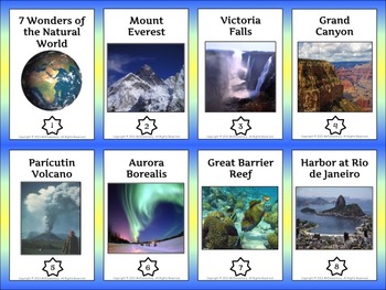 Seven Wonders of the Natural World by TpT