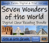 Wonders of the World Close Reading Bundle | Digital & Prin