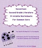 Seventeen Second Grade Literature Printable Worksheets for