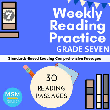 Preview of Seventh Grade Reading Comprehension Practice - Informational/Literary