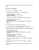 Seventh Grade STAAR Reading Question Stems