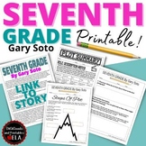 7th Seventh Grade by Gary Soto Short Story Printable Workshop