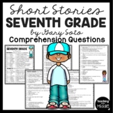 Seventh Grade by Gary Soto Reading Comprehension Worksheet