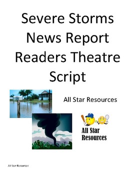 Preview of Severe Storms News Report Readers Theatre