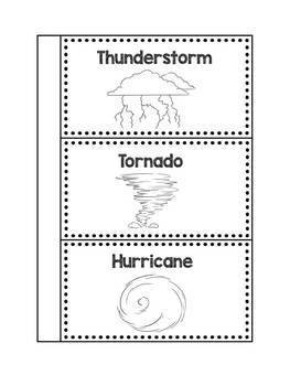 Severe Weather Interactive Notebook Activity: Thunderstorm, Tornado
